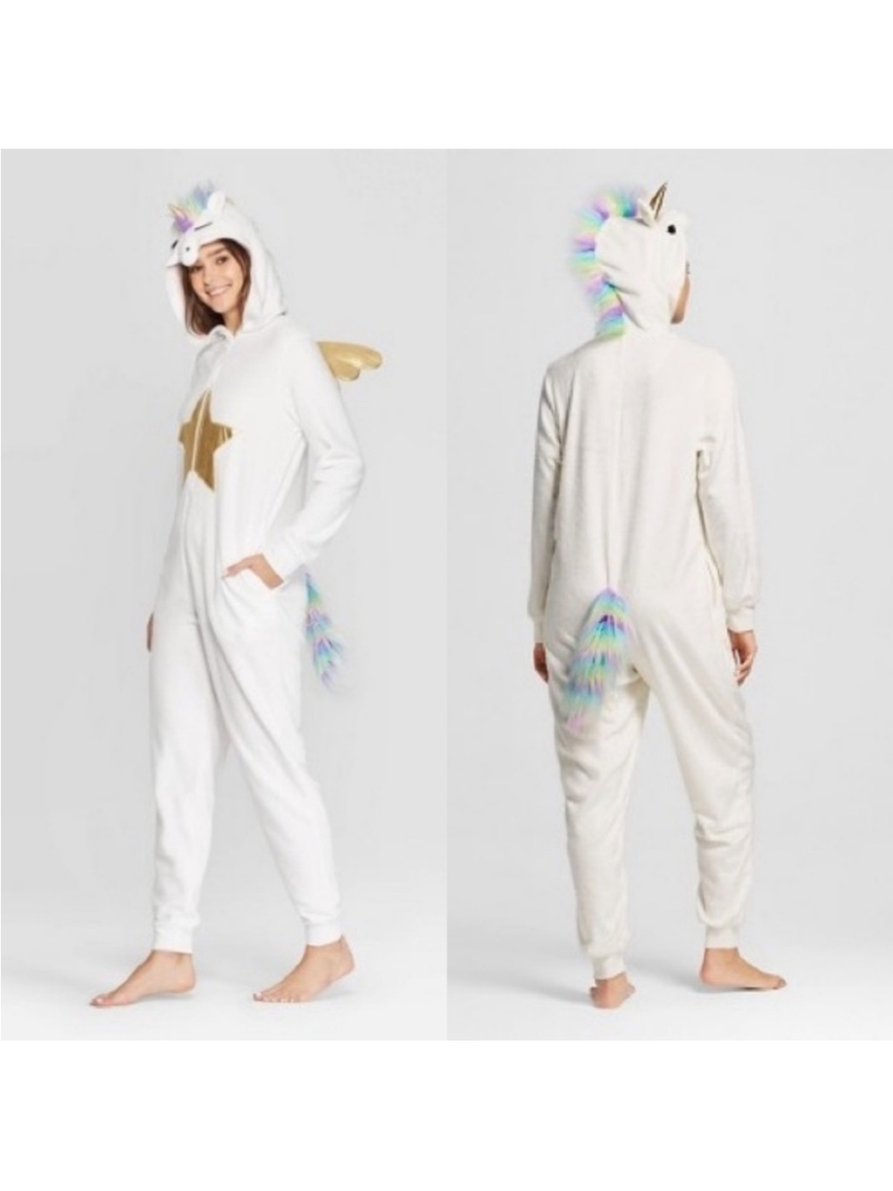 Target Adult Unicorn Onesie Pajamas Cosplay Halloween Costume M/L